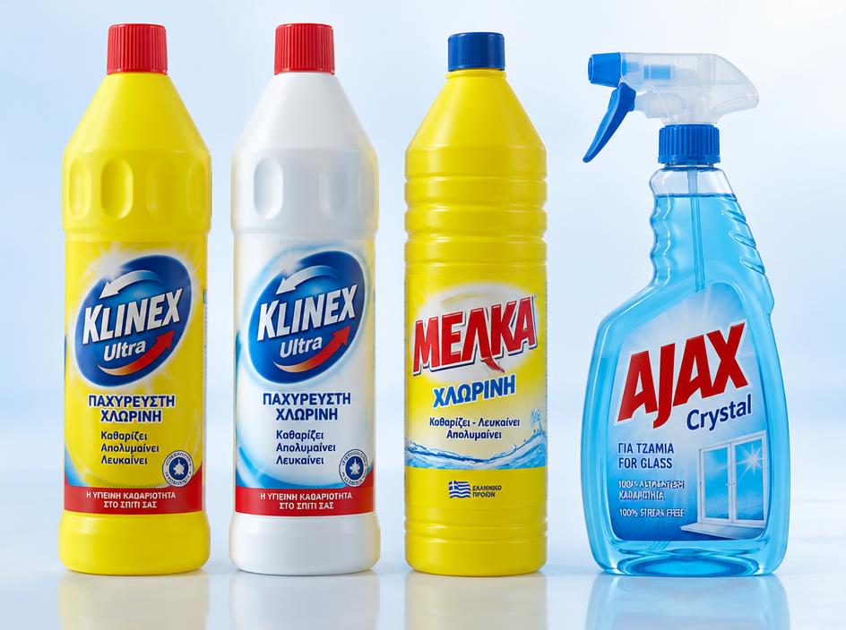Χλωρίνες & Οικιακά Χημικά