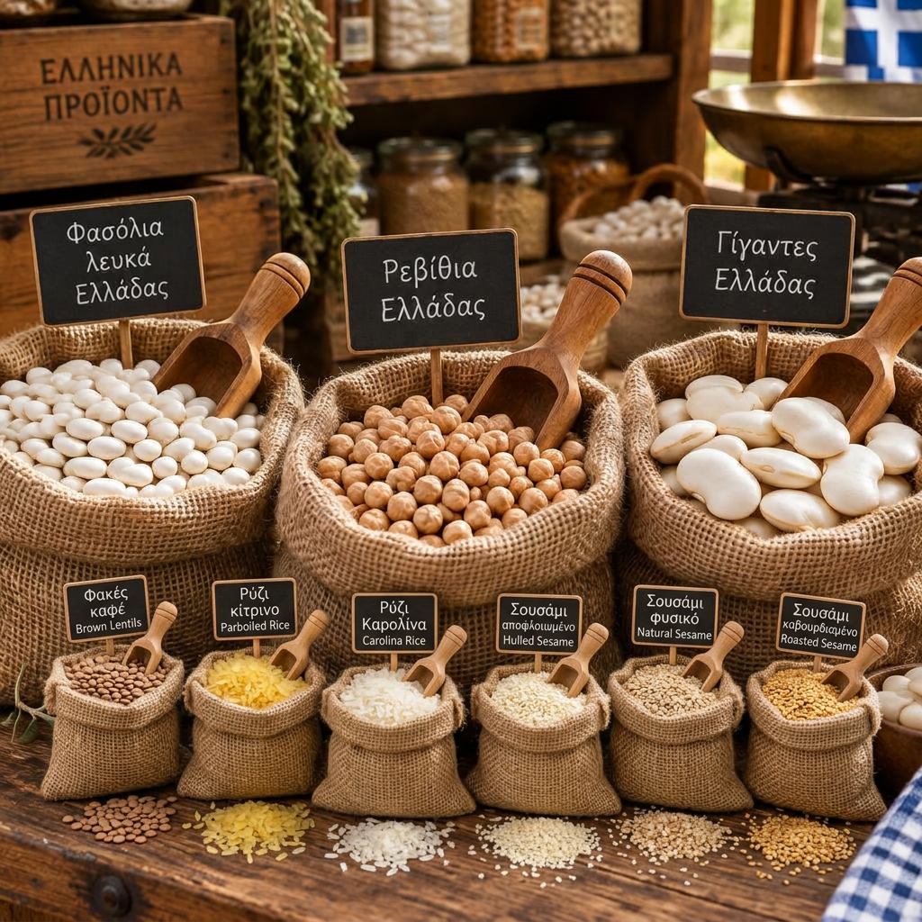 Όσπρια & Δημητριακά χύμα